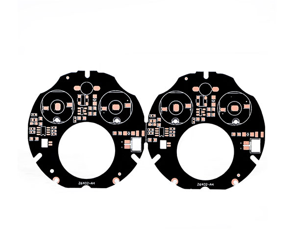 Security ball light aluminum substratec